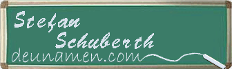 Stefan Schuberth Visitenkarte